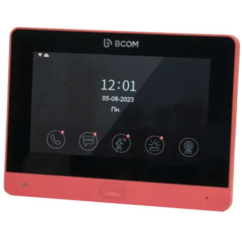 Відеодомофон BCOM BD-760FHD/T Red