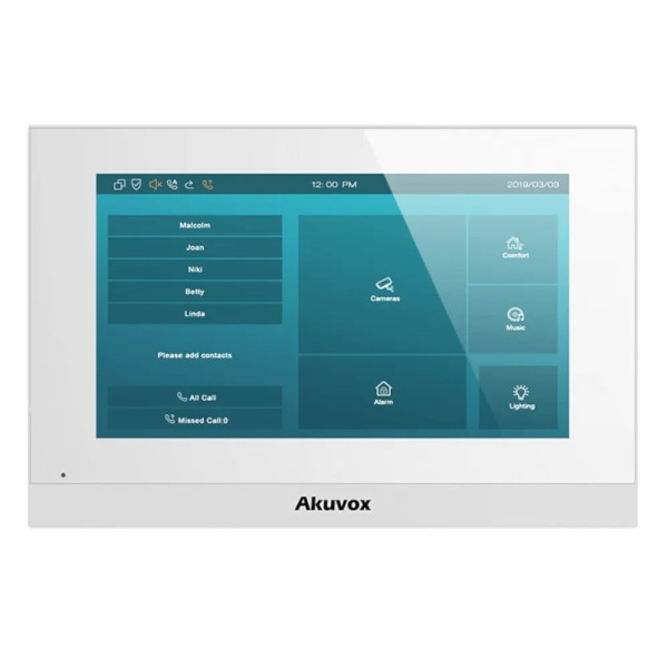 Відеодомофон 7” Akuvox C313S White SIP Linux