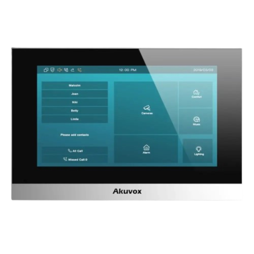 IP-відеодомофон Akuvox C313N silver