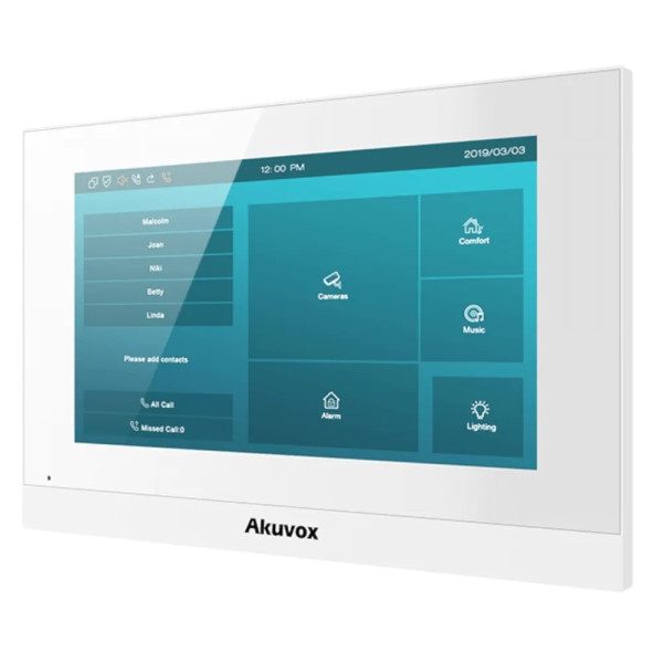 Відеодомофон 7” Akuvox C313S White SIP Linux