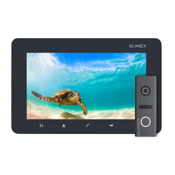 Комплект відеодомофона Slinex SM-07M Graphite + ML-17HD Graphite