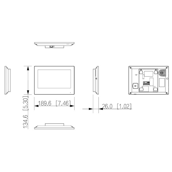 7" IP монітор з Wi-Fi DHI-VTH2621G-WP