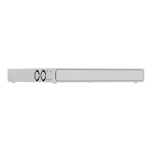 IP-відеореєстратор 8-канальний 12Mp Ajax NVR H2D8PAC (8-ch) White з 8 портами PoE