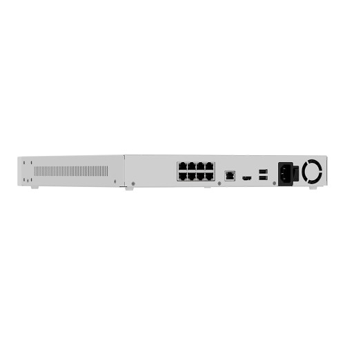 IP-відеореєстратор 8-канальний 12Mp Ajax NVR H2D8PAC (8-ch) White з 8 портами PoE