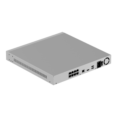 IP-відеореєстратор 16-канальний 12Mp Ajax NVR H2D8PAC (16-ch) White з 8 портами PoE