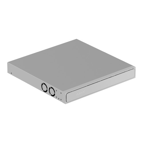 IP-відеореєстратор 16-канальний 12Mp Ajax NVR H2D8PAC (16-ch) White з 8 портами PoE