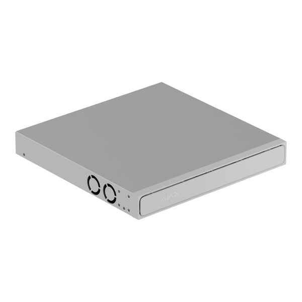 IP-відеореєстратор 16-канальний 12Mp Ajax NVR H2D16PAC (16-ch) White з 16 портами PoE
