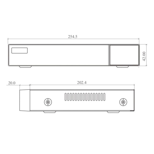 IP-відеореєстратор 4-канальний 8Mp TVT TD-3004H1-4P-B1-B з 4 портами PoE
