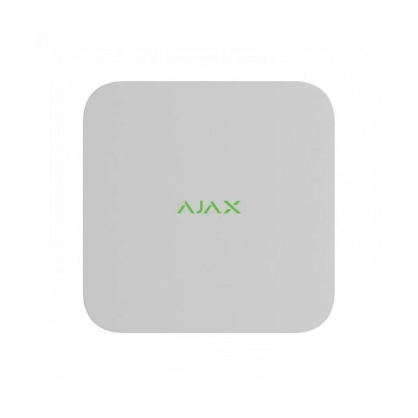 IP-відеореєстратор 8-канальний 8Mp Ajax NVR (8ch) White