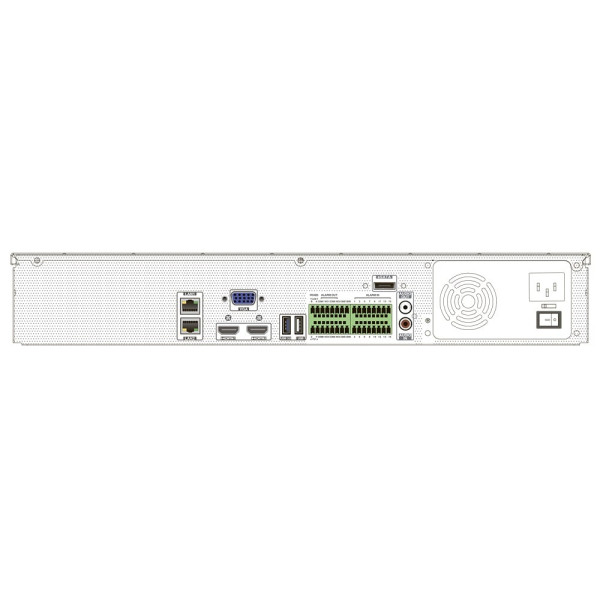 IP-відеореєстратор 32-канальний 12Mp TVT TD-3332H4-B2(320-256)