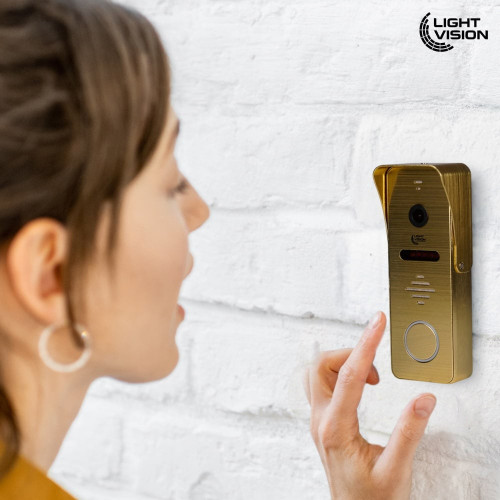 Відеопанель 2Mp Light Vision RIO FHD Gold