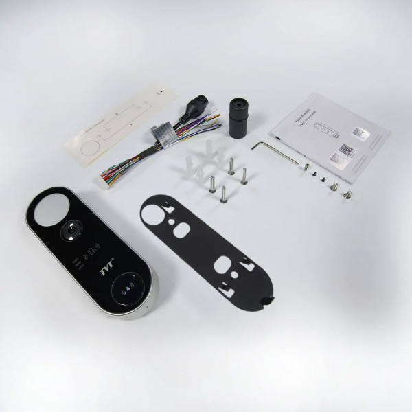 IP-відеопанель з WiFi 2Mp TVT TD-E3110-IC/PE/WF з детекцією облич та зчитувачем Mifare