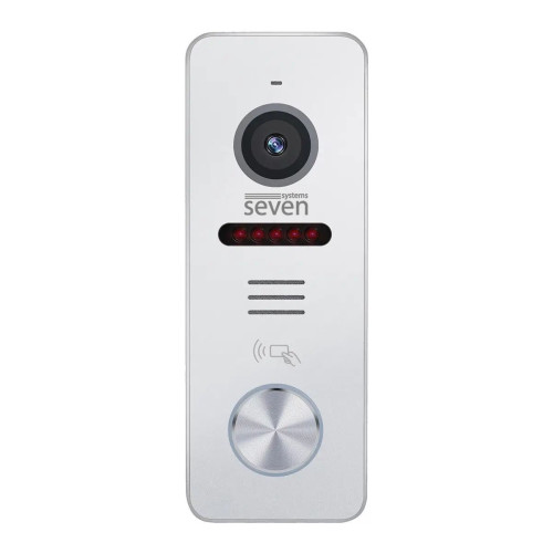 IP-панель виклику з вбудованим зчитувачем карт MIFARE SEVEN CP-7500FHD-Wi-Fi white