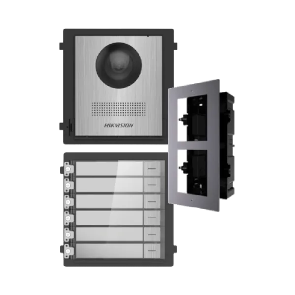 Комплект модулів Hikvision DS-KD8003-IME1NS + DS-KD-ACF2/Plastic + DS-KD-KK/S