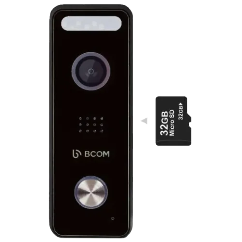 Виклична панель BCOM BT-400FHD/T Black SD