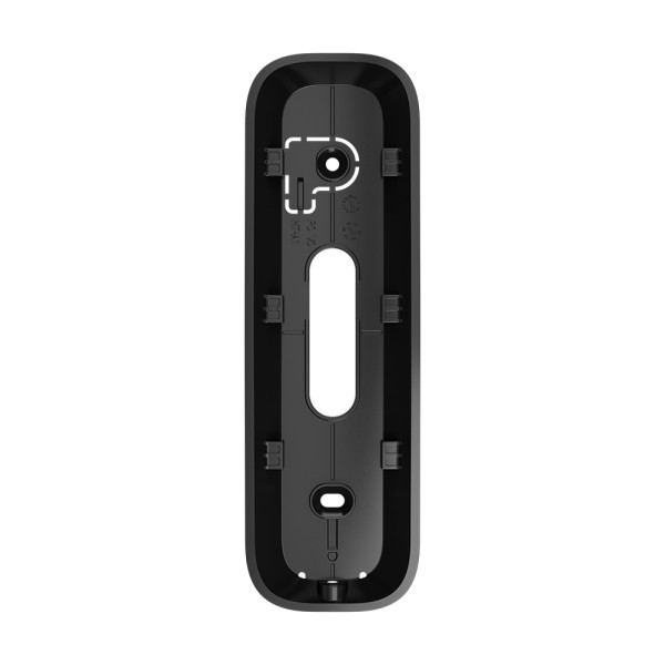Відеодзвінок з WiFi 4Mp Ajax DoorBell Black із вбудованим штучним інтелектом та ІЧ датчиком руху