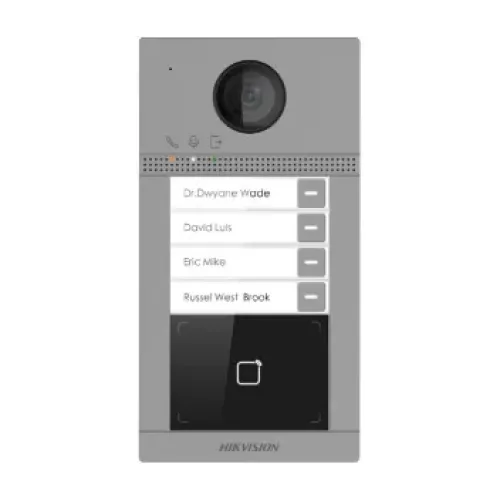 2Мп IP виклична панель з Wi-Fi DS-KV8413-WME1(B)/Surface/Flush