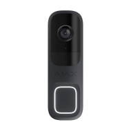 Відеодзвінок з WiFi 4Mp Ajax DoorBell Graphite із вбудованим штучним інтелектом та ІЧ датчиком руху