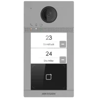 Виклична панель Hikvision DS-KV8213-WME1(C) Surface/Europe BV Wi-Fi Mifare IP65, IK08