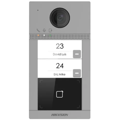 Виклична панель Hikvision DS-KV8213-WME1(C) Surface/Europe BV Wi-Fi Mifare IP65, IK08