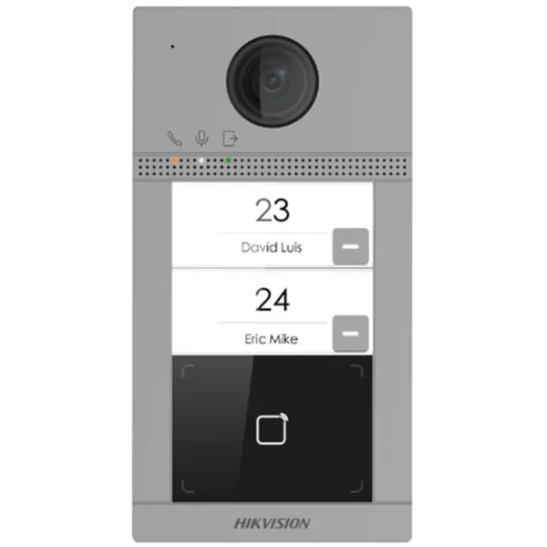 Виклична панель Hikvision DS-KV8213-WME1(C) Surface/Europe BV Wi-Fi Mifare IP65, IK08