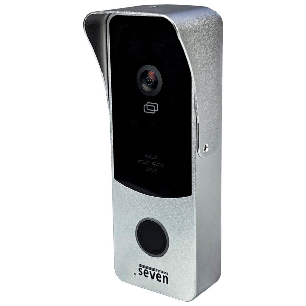 Виклична панель домофону з вбудованим контролером SEVEN CP-7508 FHD silver