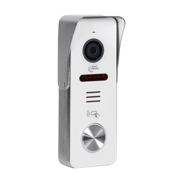 Відеопанель Light Vision RIO FHD(RF) Silver зі зчитувачем Mifare