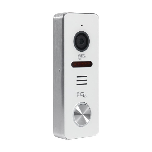 Відеопанель Light Vision RIO FHD(RF) Silver зі зчитувачем Mifare