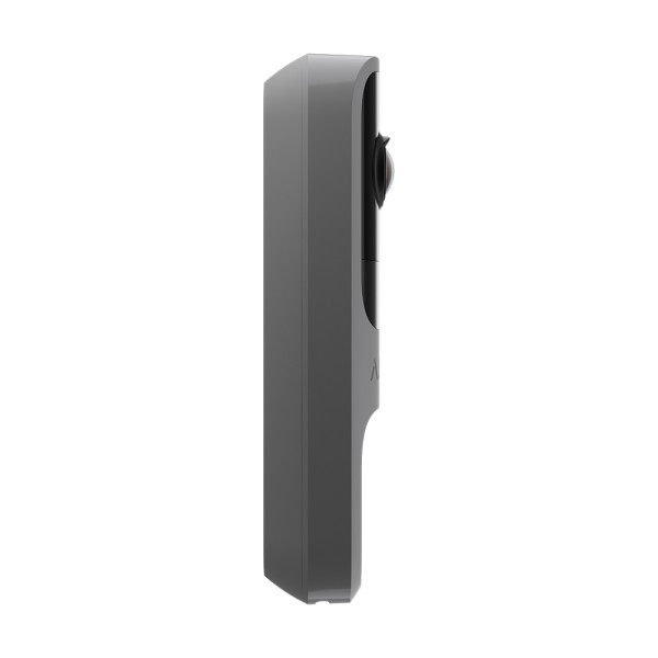 Відеодзвінок з WiFi 4Mp Ajax DoorBell Gray із вбудованим штучним інтелектом та ІЧ датчиком руху