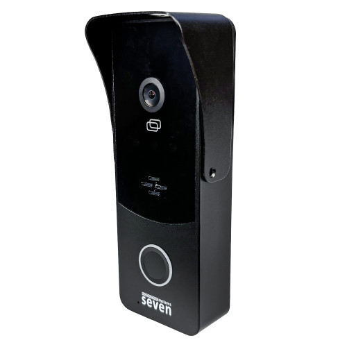Виклична панель домофону з вбудованим контролером SEVEN CP-7508 FHD black