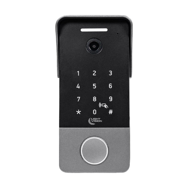 Відеопанель 2Mp Light Vision RIO FHD(KEY) Silver зі зчитувачем Mifare та клавіатурою