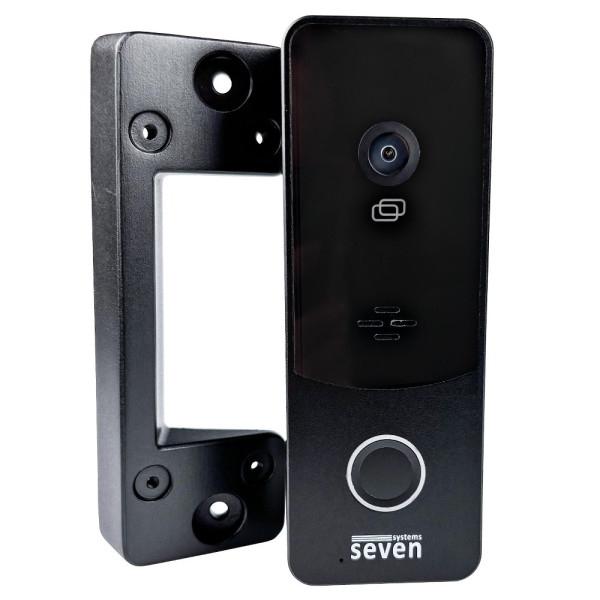 Виклична панель домофону з вбудованим контролером SEVEN CP-7508 FHD black