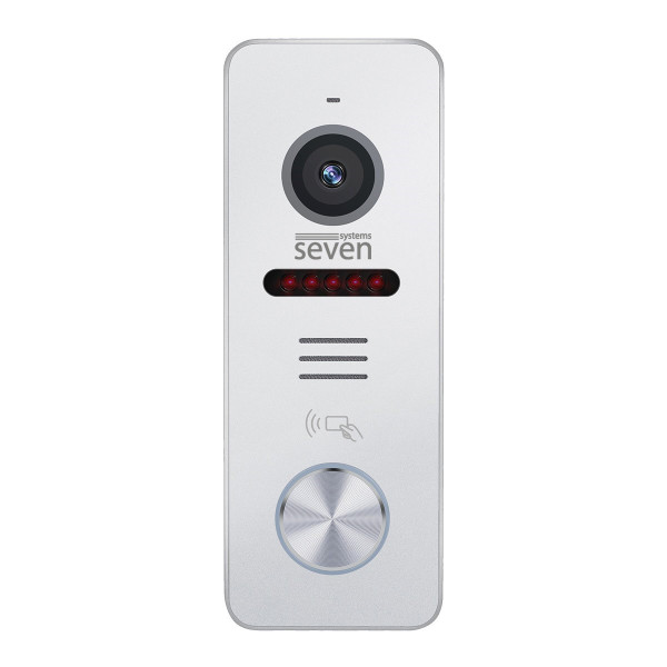Виклична панель домофону з вбудованим зчитувачем карток EM-Marin SEVEN CP-7502F RFID white
