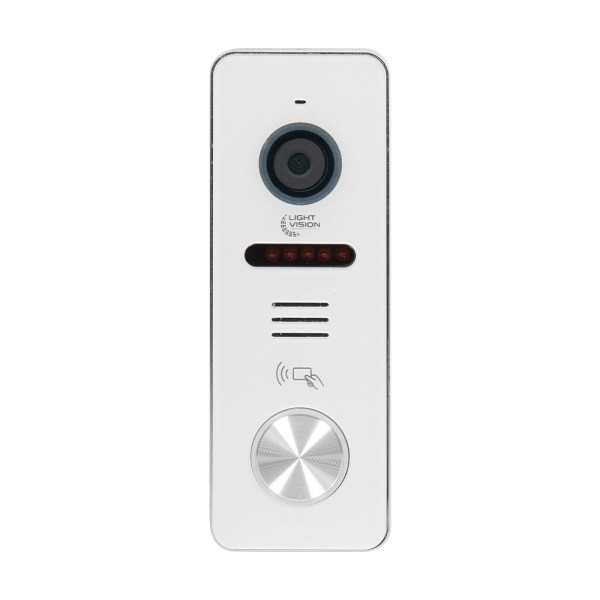 Відеопанель 2Mp Light Vision RIO FHD(RF) White зі зчитувачем Mifare