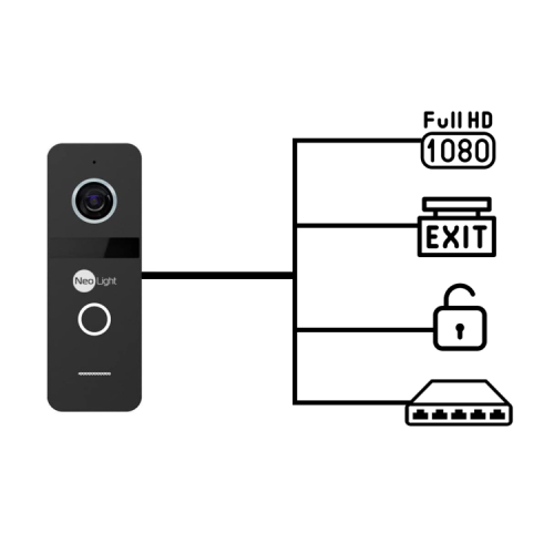 Панель виклику NeoLight SOLO IP Graphite