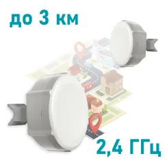 2.4GHz Wi-Fi точка доступу з посиленою антеною MikroTik SXT 2 (RBSXTG-2HnD)