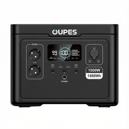 Портативна зарядна станція OUPES S015 (Exodus) 1500W 1488Wh LiFePO4