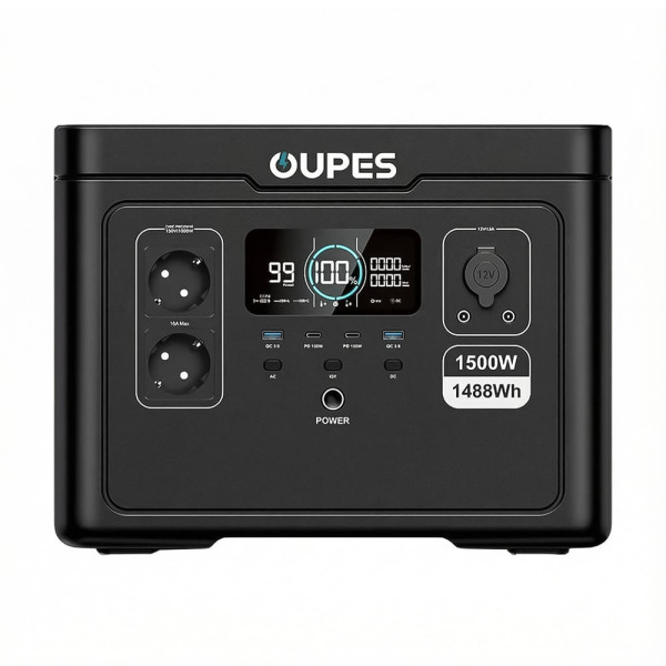 Портативна зарядна станція OUPES S015 (Exodus) 1500W 1488Wh LiFePO4
