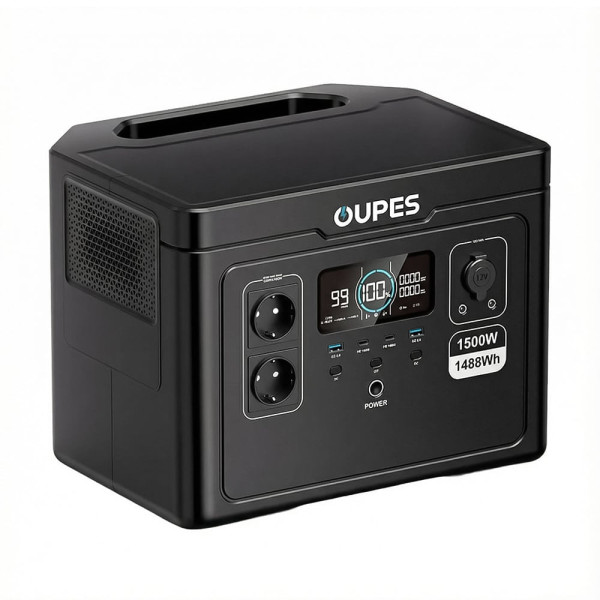 Портативна зарядна станція OUPES S015 (Exodus) 1500W 1488Wh LiFePO4