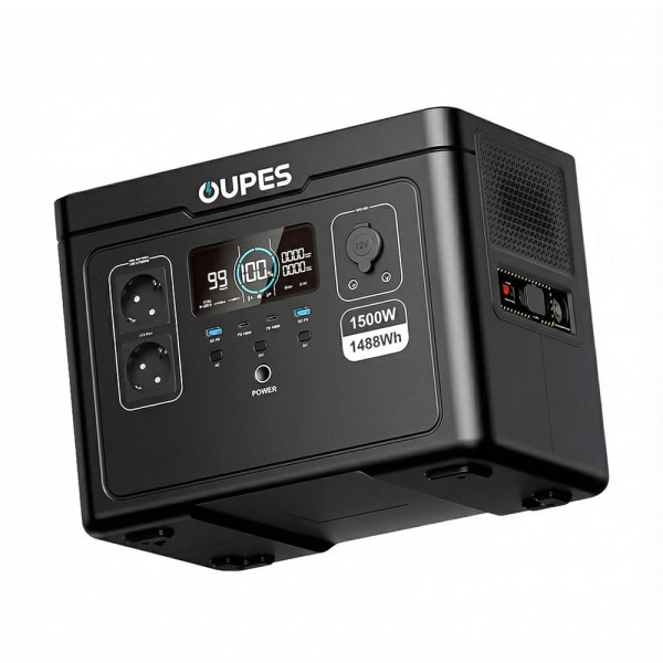 Портативна зарядна станція OUPES S015 (Exodus) 1500W 1488Wh LiFePO4