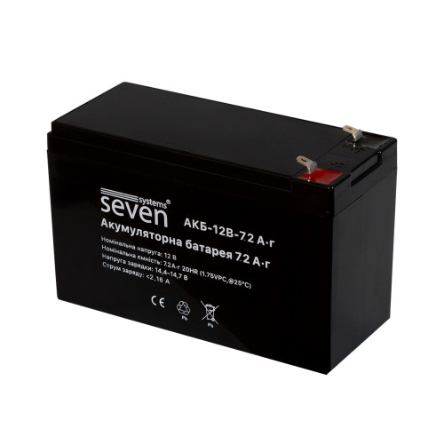 Акумуляторна батарея SEVEN 12В/7,2Аг