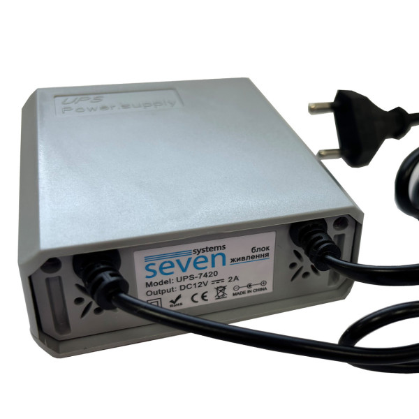 Блок безперебійного живлення 12V/2A SEVEN UPS-7420