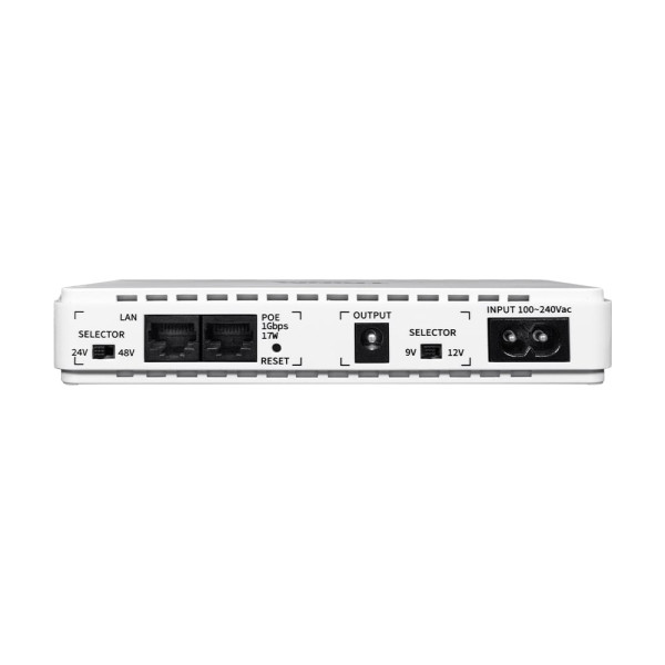 Джерело безперебійного живлення DC UPS Trinix TRX-MUPS-1748 PoE (10000mAh) 5V/9V/12V/24V/48V/PoE 1Gbps, Li-ion 4*2.5Ah, для роутера і медіаконвертера