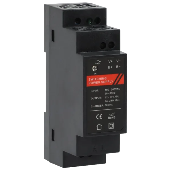 Блок живлення на DIN рейку DR12024-01B 12V/2A