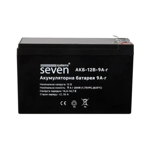Акумуляторна батарея SEVEN 12В/9Аг