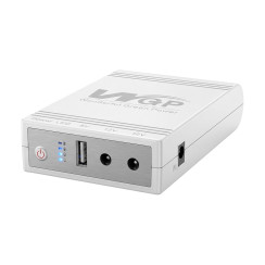 Джерело безперебійного живлення Mini UPS WGP UPS103C 16000mAh 5V/12V/12V, Li-ion 4*4Ah, для роутера і медіаконвертера
