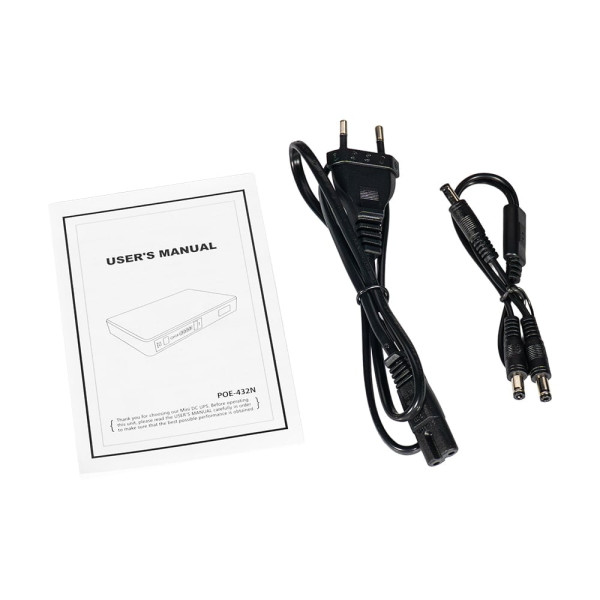 Джерело безперебійного живлення Mini UPS SKE POE-432N 8800mAh 5V/9V/12V/15V/24V/PoE, Li-ion 4*2.2Ah, для роутера та оптичного терміналу