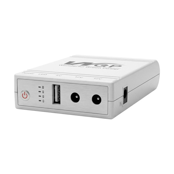 Джерело безперебійного живлення Mini UPS WGP UPS103A 10400mAh 5V/12V/12V, Li-ion 4*2.6Ah, для роутера і медіаконвертера