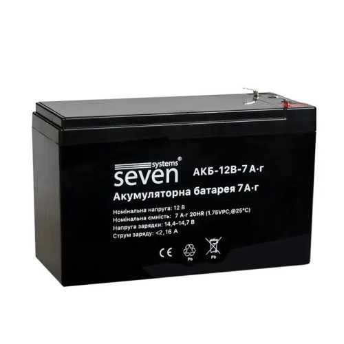 Акумуляторна батарея SEVEN 12В/7Аг