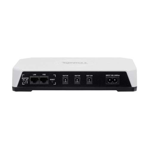 Джерело безперебійного живлення DC UPS Trinix TRX-MUPS-3648PoE (20000mAh LiFePo4) 5V/9V/12V/24V/48V/PoE, LiFePo4 4*5Ah, для роутера і медіаконвертера